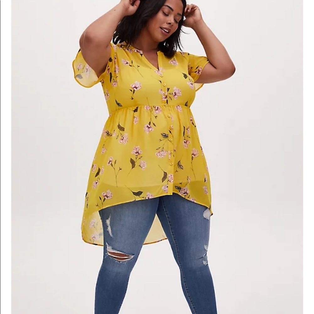 Hi-lo babydoll tunic